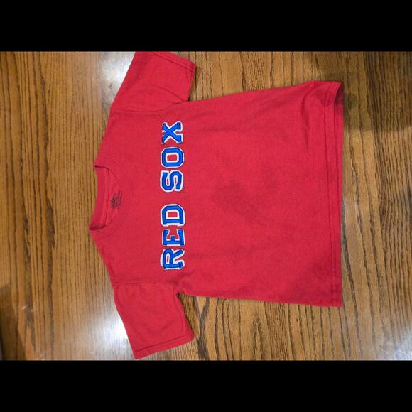 Red and blue boston red sox tshirt - Picture 1 of 4